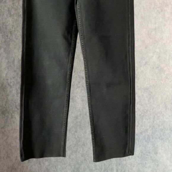 RE/DONE 70s Ultra High Rise Stove Pipe Jeans Womens Size 23 Black Retro Denim - Picture 5 of 16